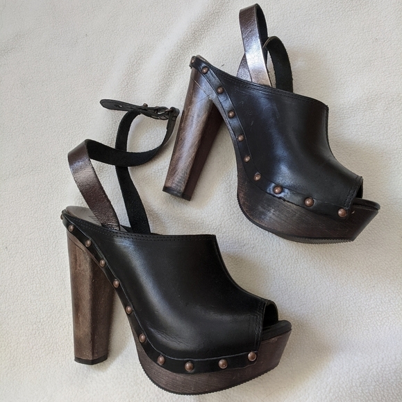 Diesel Moody Woody Yumu Peep Toe Mule platforms - Picture 3 of 12